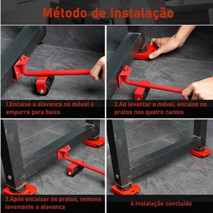 Movedor de móveis pesados - Kit