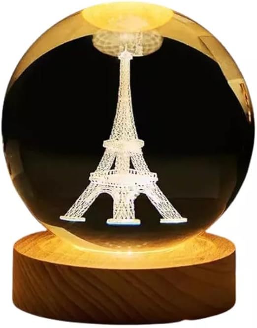 Luminária Bola de cristal TORRE EIFFEL