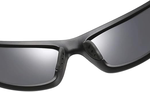 Óculos de sol masculino POLARIZADO preto e vermelho