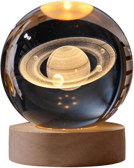 Luminária Bola de cristal SATURNO
