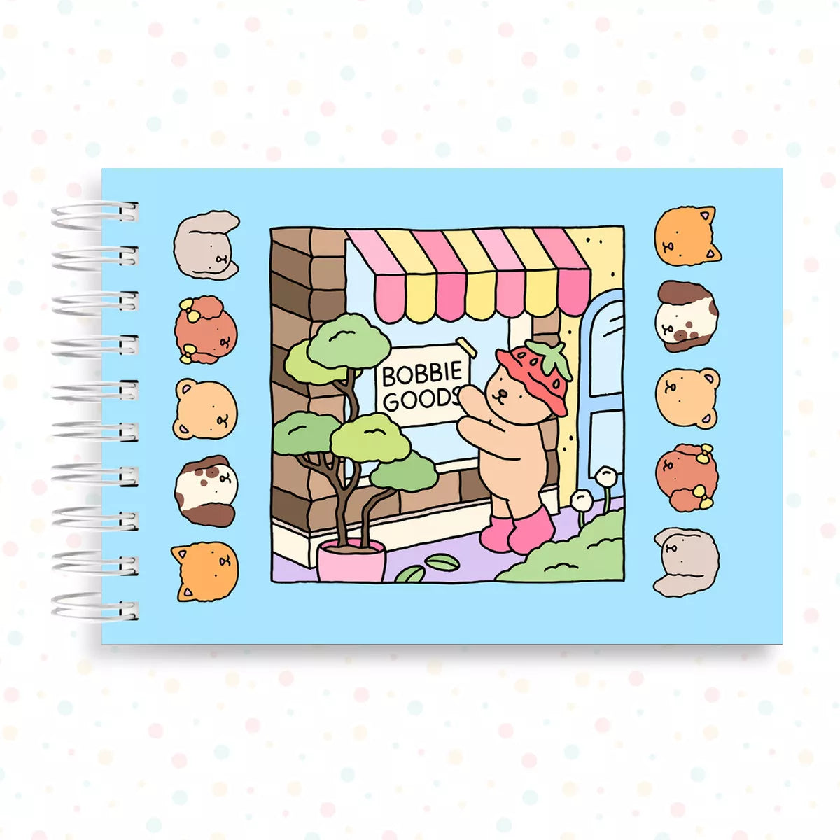 Caderno Bobbie Goods Livro De Desenho 50 Folhas Cor Rosa