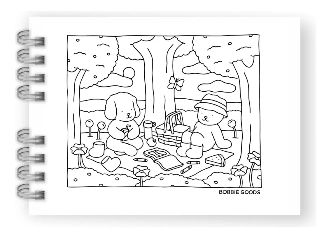 Caderno Bobbie Goods Livro De Desenho 50 Folhas Cor Rosa