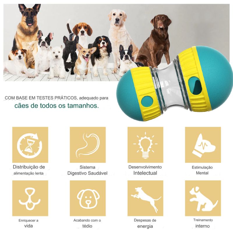 Brinquedo Interativo Pets Dispensador De Ração