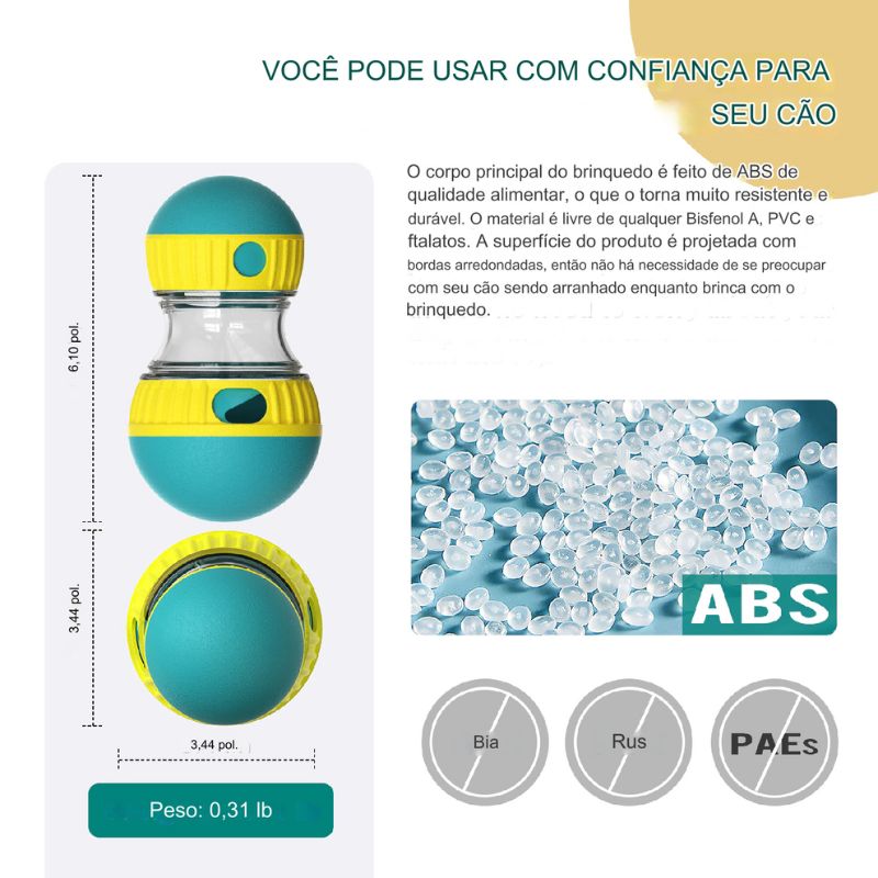 Brinquedo Interativo Pets Dispensador De Ração