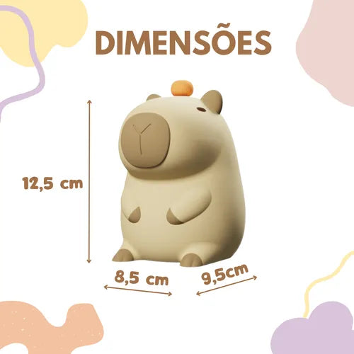 Luminária Capivara Silicone