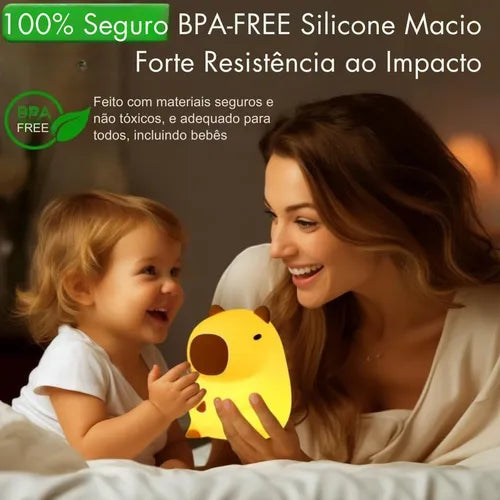 Luminária Capivara Silicone