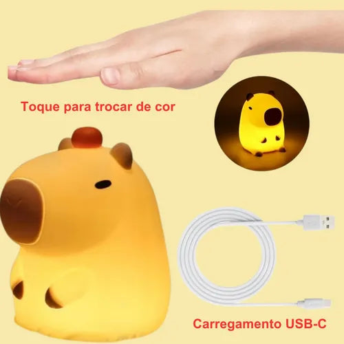 Luminária Capivara Silicone